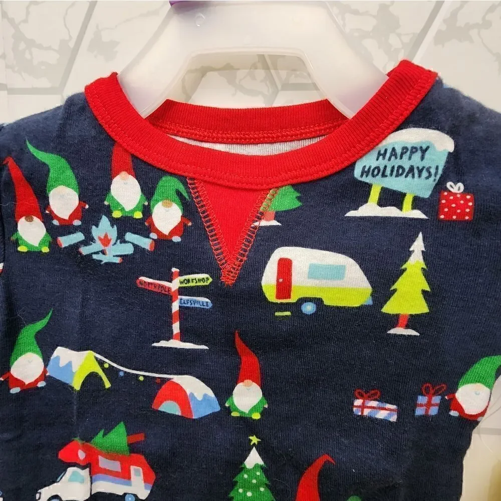 New Lot of two Christmas Pajamas Set Size 12 months